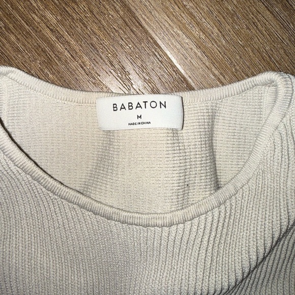 Babaton Women's Ivory Knit Tank Top - Picture 2 of 3